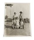 Antique Photo Family Outside Nicely Dressed Father With Cigarette In Mouth