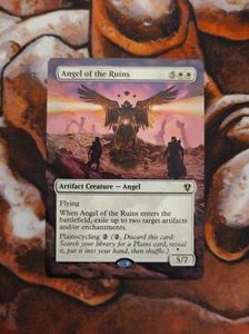 Magic the Gathering Angel of the Ruins Hand Painted Unique Custom MTG Alter - Picture 1 of 1