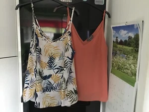 2 Primark cami tops. Size 14. 1 NWT, 1 worn once - Picture 1 of 5