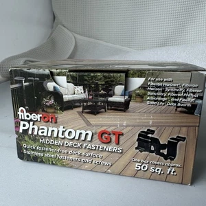 NEW Fiberon Phantom GT Hidden Deck Fasteners Kit 50 Sq Feet Stainless Steel - Picture 1 of 8