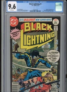 Black Lightning #1 1977 DC CGC 9.6 White Origin and 1st App of Black Lightning - Picture 1 of 3