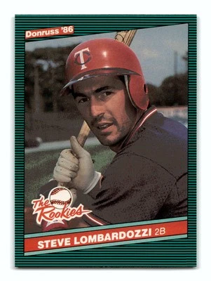 Steve Lombardozzi 1986 Donruss The Rookies #18 Minnesota Twins Mint - Image 1 of 2