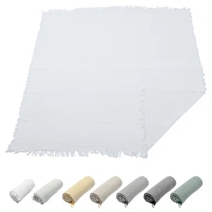 Couverture Pique-Nique, 30% Coton 70% Polyester, Blanc, 150x200 cm, 2 pcs - Photo 1 sur 6