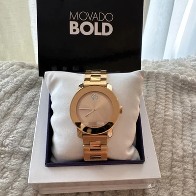 Movado 36mm Women's Bold Rose Gold Dial Stainless Steel Watch - 3600660  - Image 1 of 4