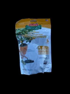 Jobe’s Organics Garden Fertilizer Spikes, Easy Care Fertilizer for Fruit Plants - Image 1 of 4