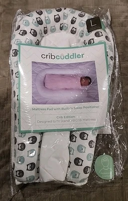 Crib Cuddler Crib Mattress Pad Owl Print - Large 10-15lbs New - Image 1 of 4
