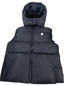 Marken Ripstop Steppweste Jungen 14/15 dunkelmarine Kapuze gefütterte Jacke - Bild 1 von 3