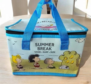 Peanuts Snoopy & Gangs Insulated Lunch Bag, Summer Break Theme, Fun, Gift - Picture 1 of 5