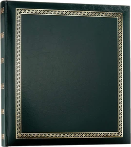 Album Fotografico Verde 29 X 32 Cm Ecopelle Con Goffratura, the Chic Spessore MX - Foto 1 di 12