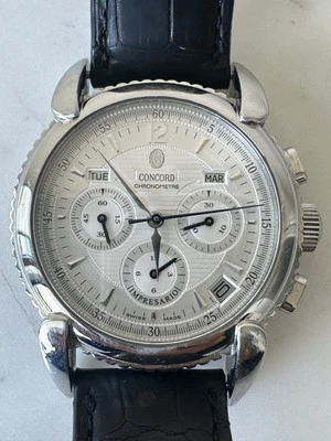 Cronógrafo Concord Impresario Triple Fecha Zenith El Primero Foto 1 de 4