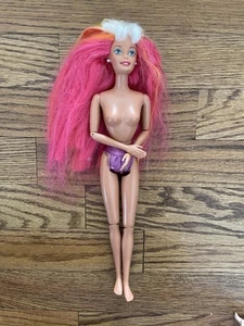 Mattel Vintage 1996 Hula Hair Hawaiian Barbie Pink Hair Articulated Bottoms Only - Picture 1 of 12