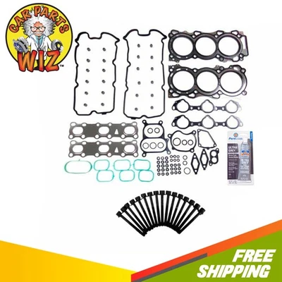 Juego de cabezales de motor con kit de pernos de cabeza para 05-21 Nissan Suzuki Equator 4,0 L VQ25HR Foto 1 de 4