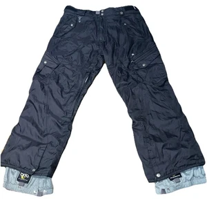 686 Hombre Smarty Pantalón Snowboard Talla Grande Negro *Falta forro - Imagen 1 de 11