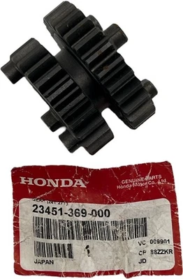 HONDA 23451-369-000 CB360A CB400FA CJ360T EJE PRINCIPAL TERCERA, CUARTA MARCHA 24T / 27T Foto 1 de 4