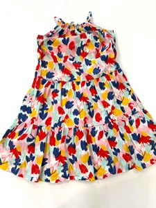 Hannah Anderson Girls Size 140 Multicolor Floral Tiered Sundress Dress - Picture 1 of 10