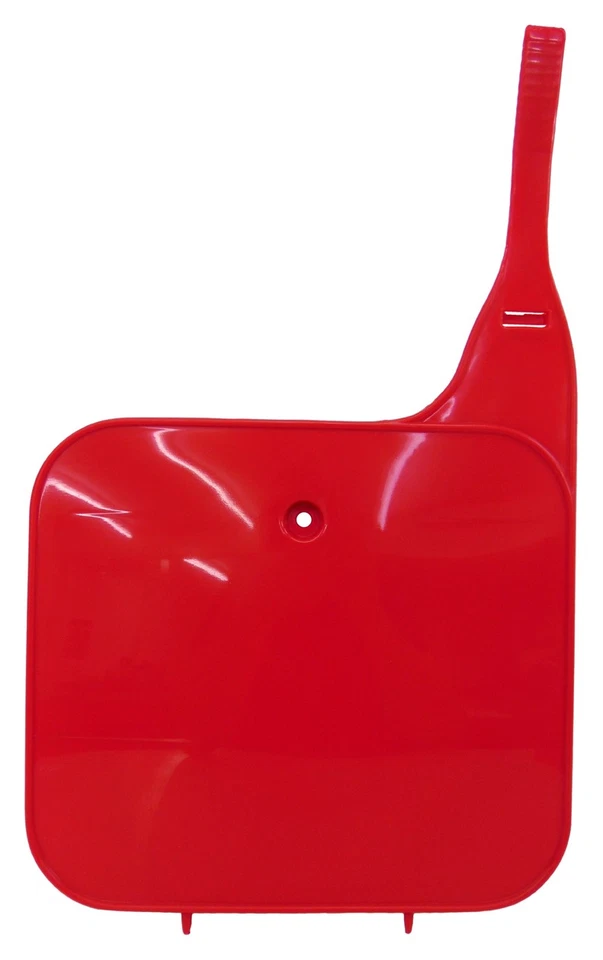 Cherry Red Front Number Plate Cover Panel for Honda 1985-94 CR125R CR250R CR500R - Image 1 of 1