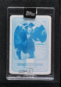 2025 Topps Marvel Mint Bronze Printing Plate Cyan 1/1 Dracula #50 - Picture 1 of 3