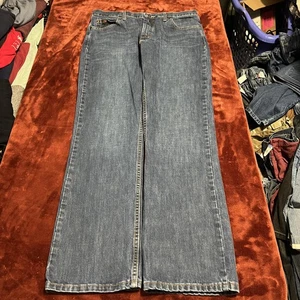 Wrangler 20X Jeans Herren 35x34 Blau Denim Relaxed Fit Wide Leg Western - Bild 1 von 6