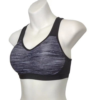 Sujetador deportivo Champion C9 espalda deportiva forrado acolchado negro gris para mujer S Foto 1 de 4