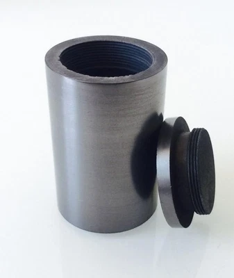 OTOOLWORLD Smelting Lab Graphite Crucible with Screw Lid Cover Lab Supply 99....