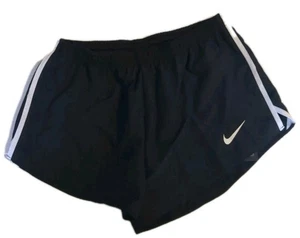 Nike Dri-Fit Herren gefütterte Laufshorts mit Schlitzen schwarz neu mit Etikett - Bild 1 von 12