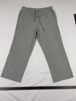 PANTALONES CON CORDÓN AZUL PARA MUJER MED PT INFORMALES SUAVES ACOGEDORES SALÓN VERDE Foto 1 de 4