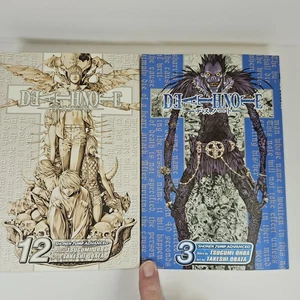 DEATH NOTE Vol. 3 & 12 Paperback Book Manga Comics Anime Jump Takeshi Obata - Picture 1 of 19