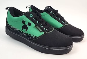 Heelys Pro20 Minecraft Zapatos Nuevos Juveniles Talla 7 Negro Verde Rueda Zapatos de Patinaje - Imagen 1 de 13
