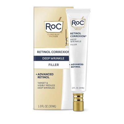 RoC Retinol Correxion Wrinkle Filler for Deep Wrinkles with Hyaluronic Acid  ... - Image 1 of 4