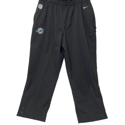 Pantalones de lluvia de viaje Nike Engineered Miami Dolphins NFL bordados con logotipo de mascota 3XL Foto 1 de 4