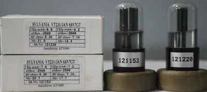 JAN-6SN7GT Sylvania 2 HOLE PLATE BAD BOY Amplitex Tested Qty 1 MP #121153 121220 - Picture 1 of 7