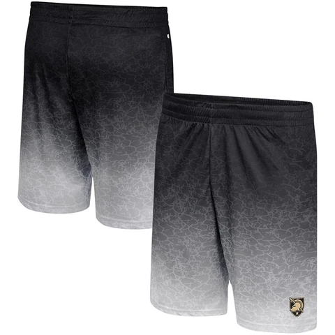 Men's Colosseum Black Army Black Knights Walter Shorts Cover