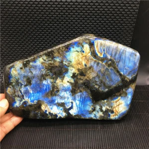 3560g Natural  Crystal Labradorite Rock Polishing Rough Stone Sample  U917 - Picture 1 of 11