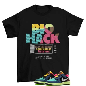 Bio Hack Label Shirt schwarz passend zu Air Jordan 1 Low Bio Hack / DM1206-201 - Bild 1 von 2