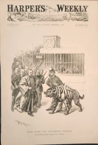 More Work For Victorious Reform Tammany Hall Populism Harper's Weekly 1894 - Picture 1 of 1