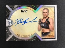 2018 Topps UFC Museum Collection Katlyn Chookagian Autograph 47/99 MA-KC
