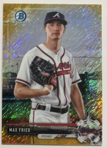 Max Fried 2017 Bowman Chrome Gold Shimmer Refractor #’D /50 #BCP156 Yankees - Bild 1 von 2