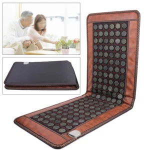 Natural Jade Stone Far-infrared Heat Mattress Body Therapy Heating Mat - Picture 1 of 19