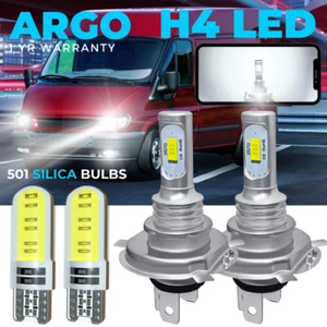 Fits Ford Transit Mk6 Led Headlight 2000-06 Van Xenon High Low Side Light Bulbs - Picture 1 of 17