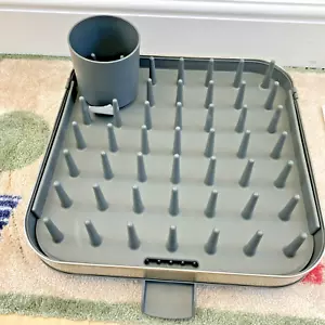 Joseph Joseph Expanding Stainless Steel Dish Rack with Utensil Pot - Picture 1 of 9