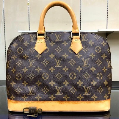 Auténtico Bolso de Mano Louis Vuitton Alma Monograma Hecho en Francia M51130 BA0947 Foto 1 de 4