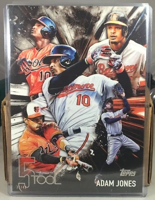 2017 TOPPS 5 TOOL 5X7 #5T-39 ADAM JONES BALTIMORE ORIOLES 31/49 - Image 1 of 2