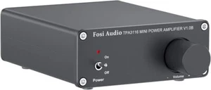 Fosi Audio V1.0B 2 Channel Amplifier Stereo Audio Amp Mini Hi-Fi Class D - Picture 1 of 7
