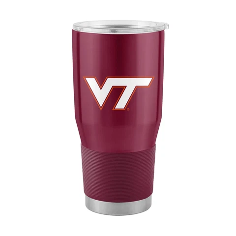 Virginia Tech Hokies Travel Tumbler 30oz Stainless Steel Cover