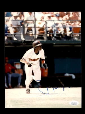 Foto autografiada 8x10 firmada por Tony Gwynn certificado JSA de los Padres de San Diego Foto 1 de 3