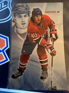 2007-2008 Montreal Canadiens Team issued post card Maxim Lapierre