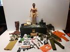 Lot vintage 1964 G.I Joe - Figurine articulée avec accessoires vêtements avec casier USA