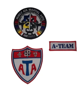ATA Taekwondo Martial Arts Uniform Patches - Picture 1 of 10