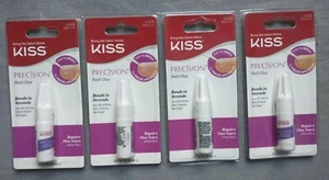 Pack 4 Kiss Precision Nail Glue 02069 BGL31 New in Pack - Picture 1 of 1