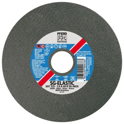 Pferd Trennscheibe A46RSG-INOX 125 x 2,4 mm gekröpft EH 125-2,4 A46RSG -INOX - Bild 1 von 2